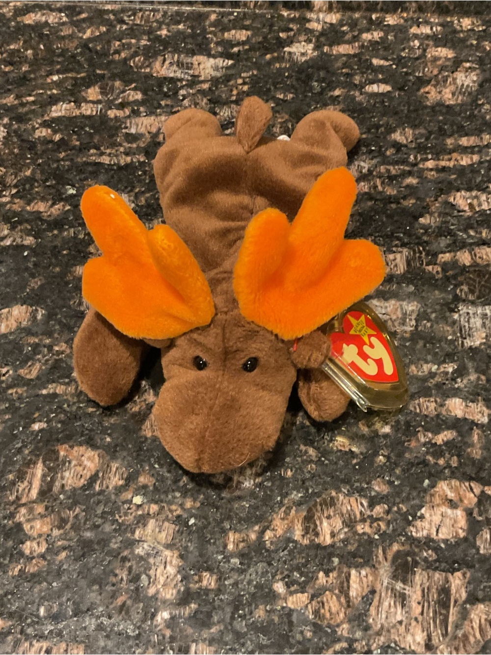 Ty Beanie Babies Brown Plush Moose